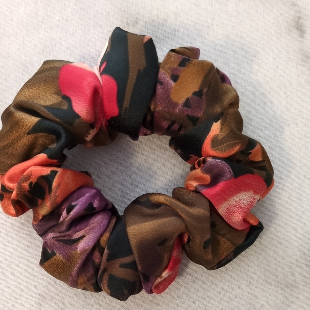 3/$20 Multicolor Satin Hair Scrunchie